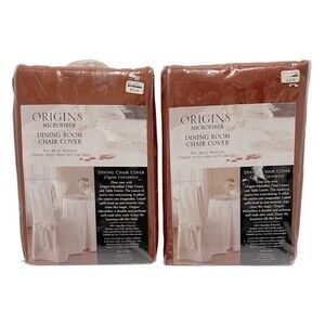Origins Microfiber Dining Room Chair Cover 42"Tall (Set of 2)